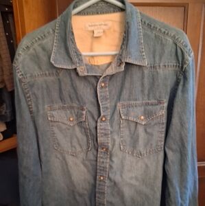 Banana Republic Snap Denim Shirt